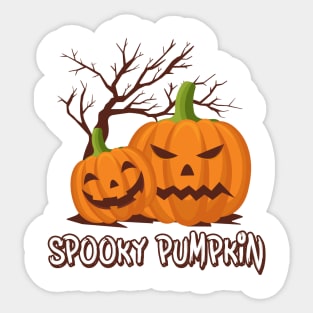 spooky pumpkin Sticker